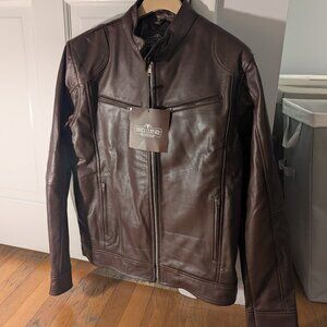 Authentic Leather Jacket, Never Worn with Tag
